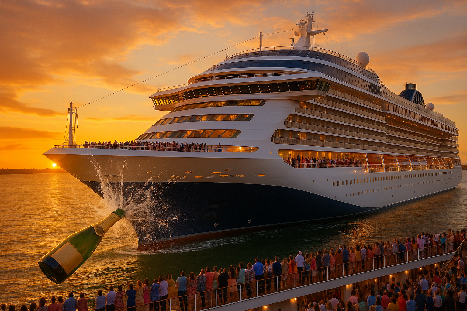 Celebrity Cruises Just Christened Its Newest Ship—And the Godmother Isn't Who You'd Expect