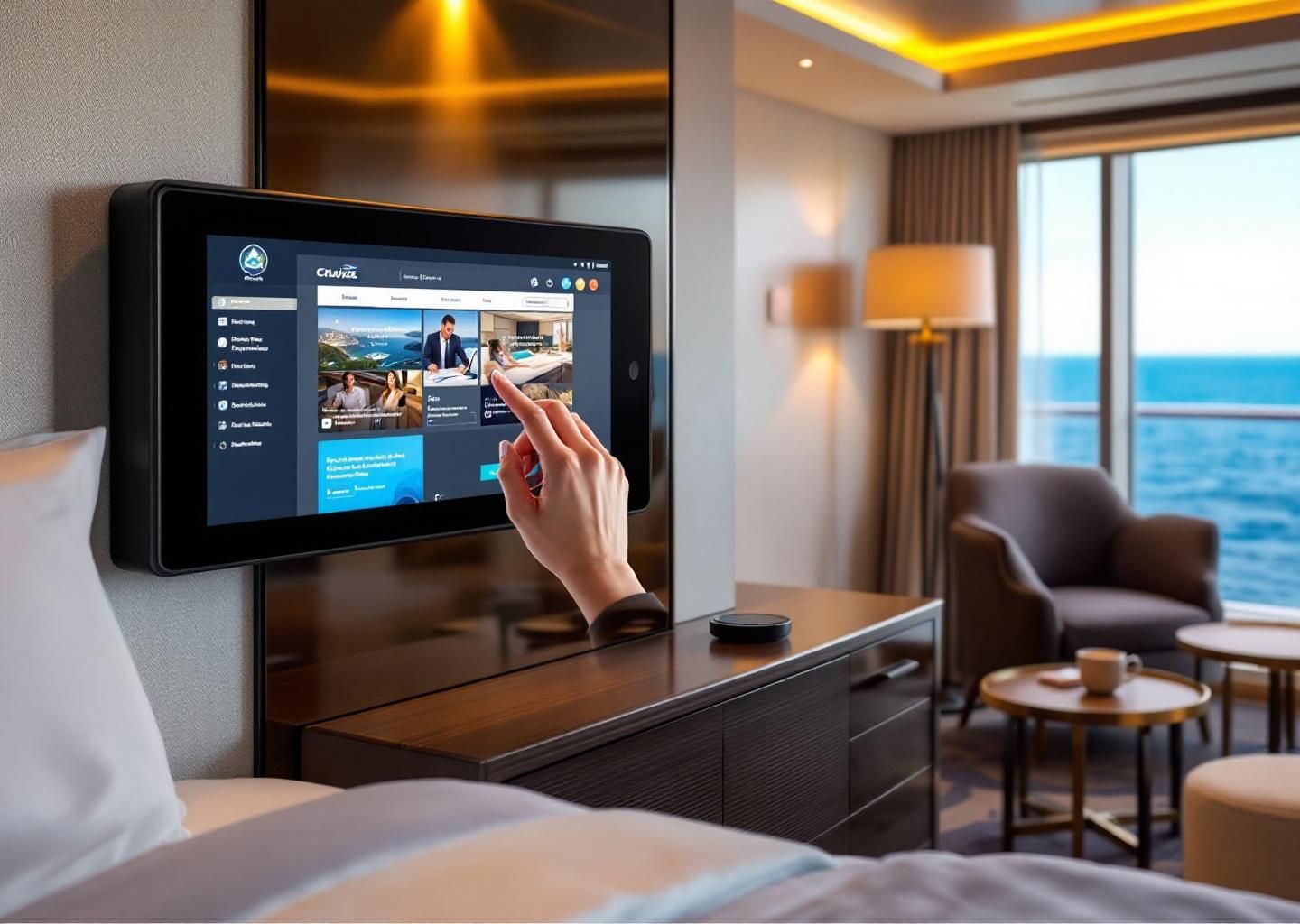 Every Cabin on This Cruise Ship Now Has a Smart Tablet—Here's What It Can Do