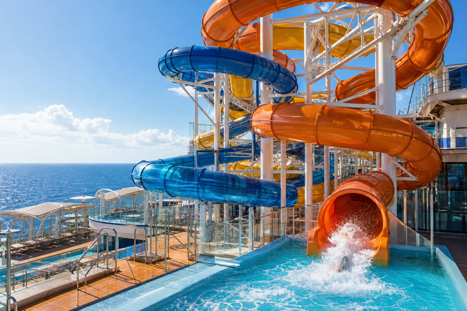 Cruise Ships With the Biggest Water Parks, Ranked