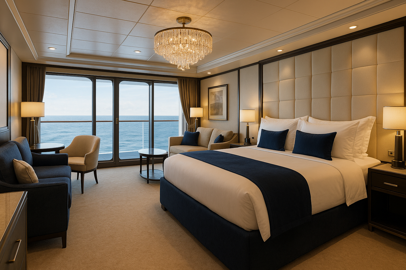 Crystal Cruises Unveils First Look at Crystal Grace Suites, Its First New Ship in 25 Years