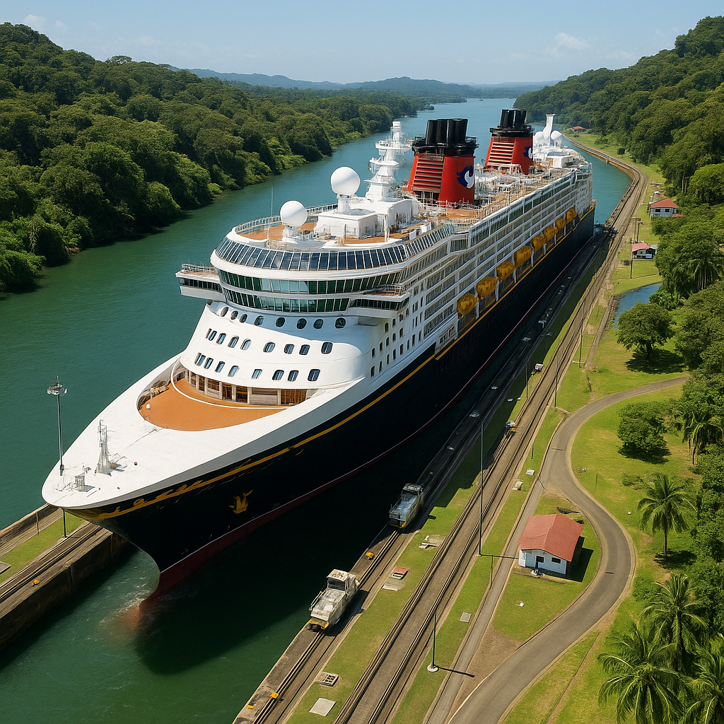 Disney's Newest Ship Just Shattered a 118-Year-Old Panama Canal Record