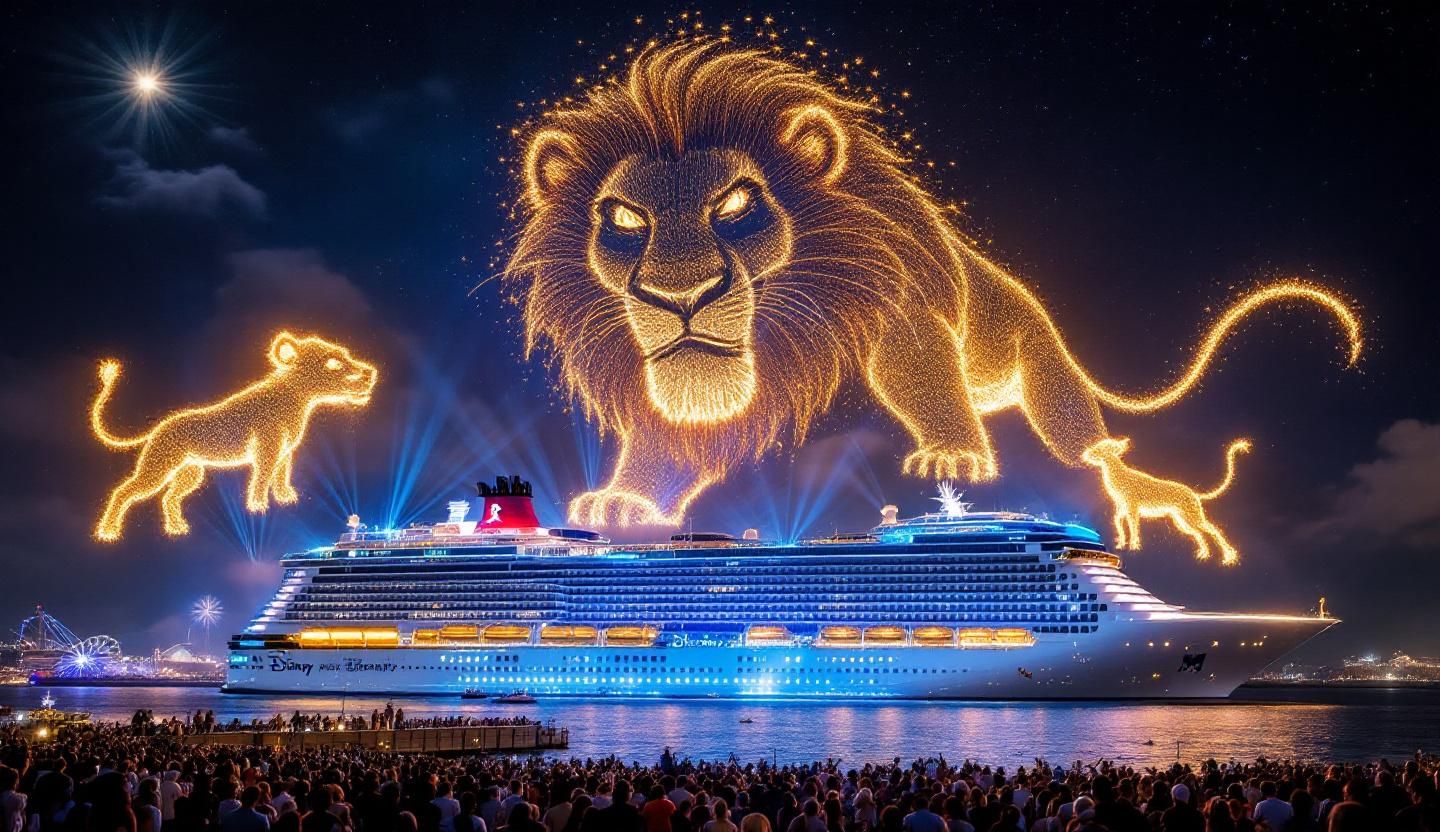 Disney Just Christened Its Newest Ship—And the Ceremony Was SPECTACULAR