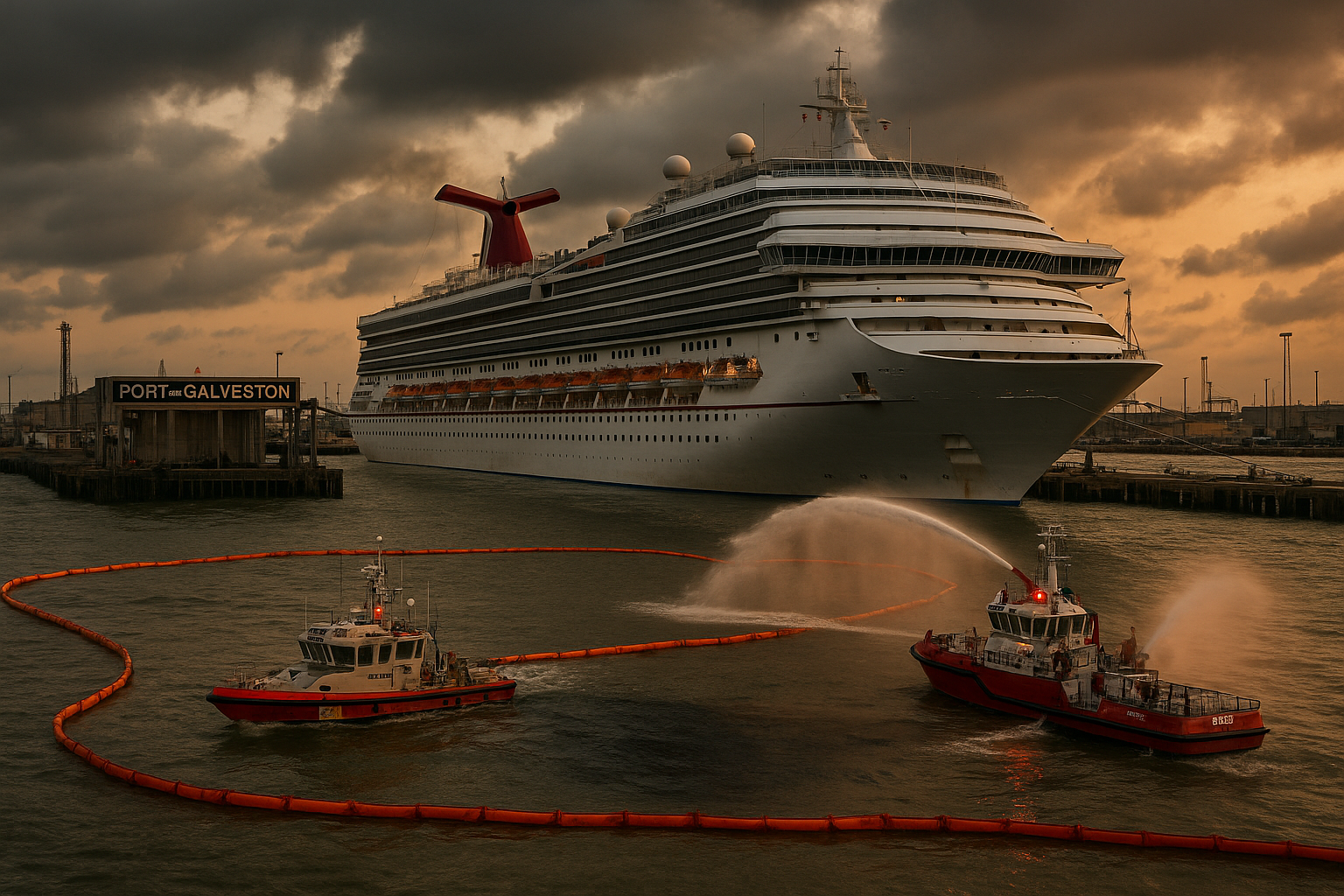 This Oil Spill in Galveston Just Turned Hundreds of Cruise Vacations Upside Down