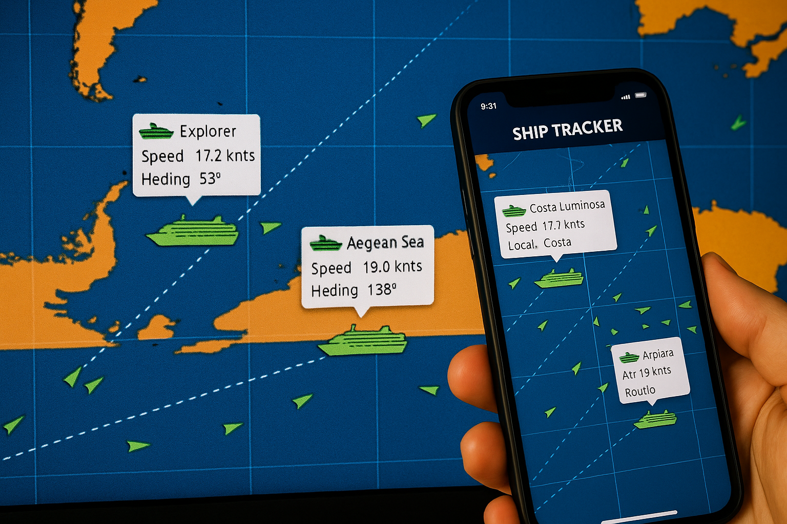 How to Track a Cruise Ship in Real Time