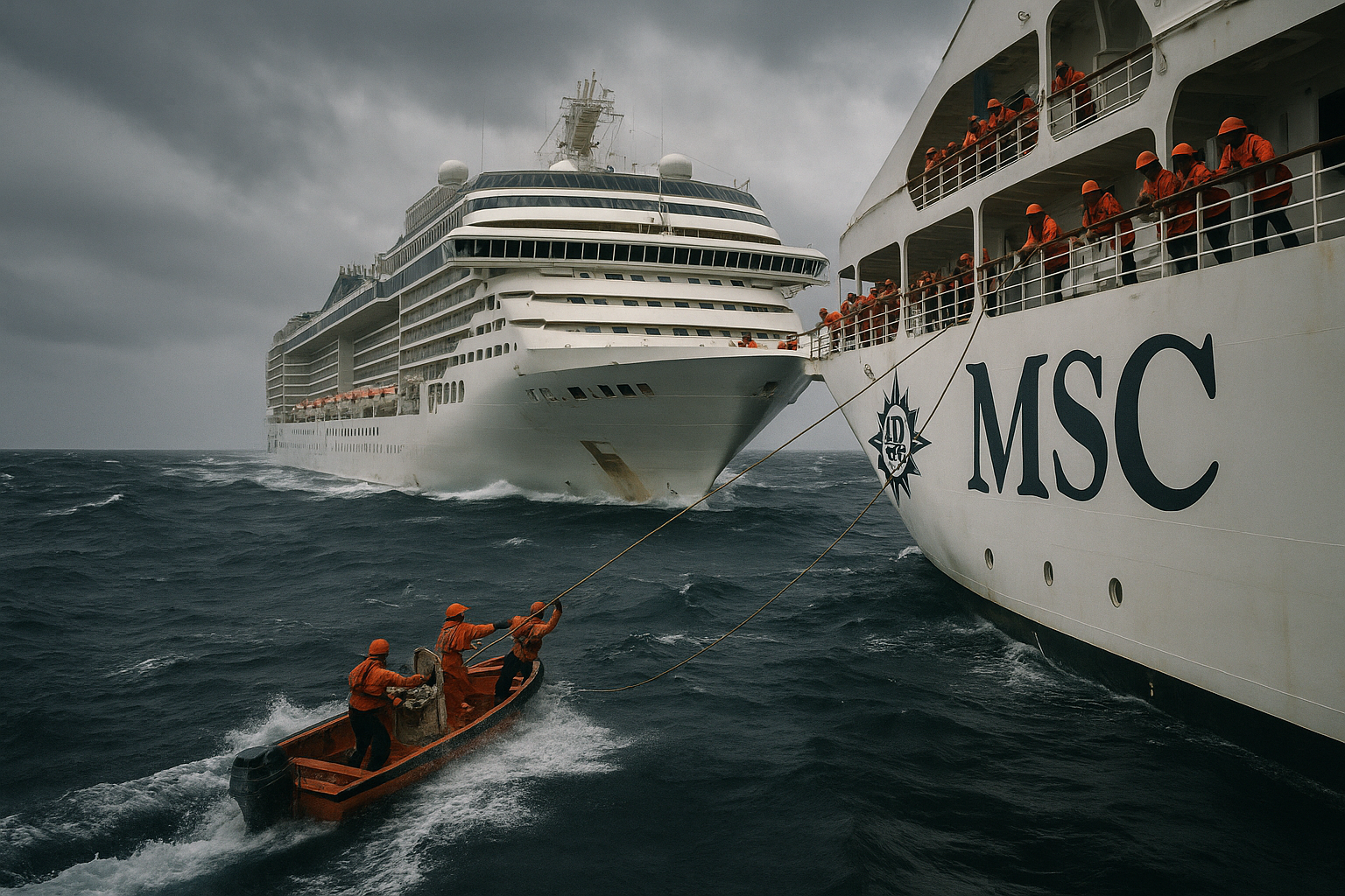 This MSC Cruise Ship Just Pulled Off a Heroic Rescue That Will Give You Chills