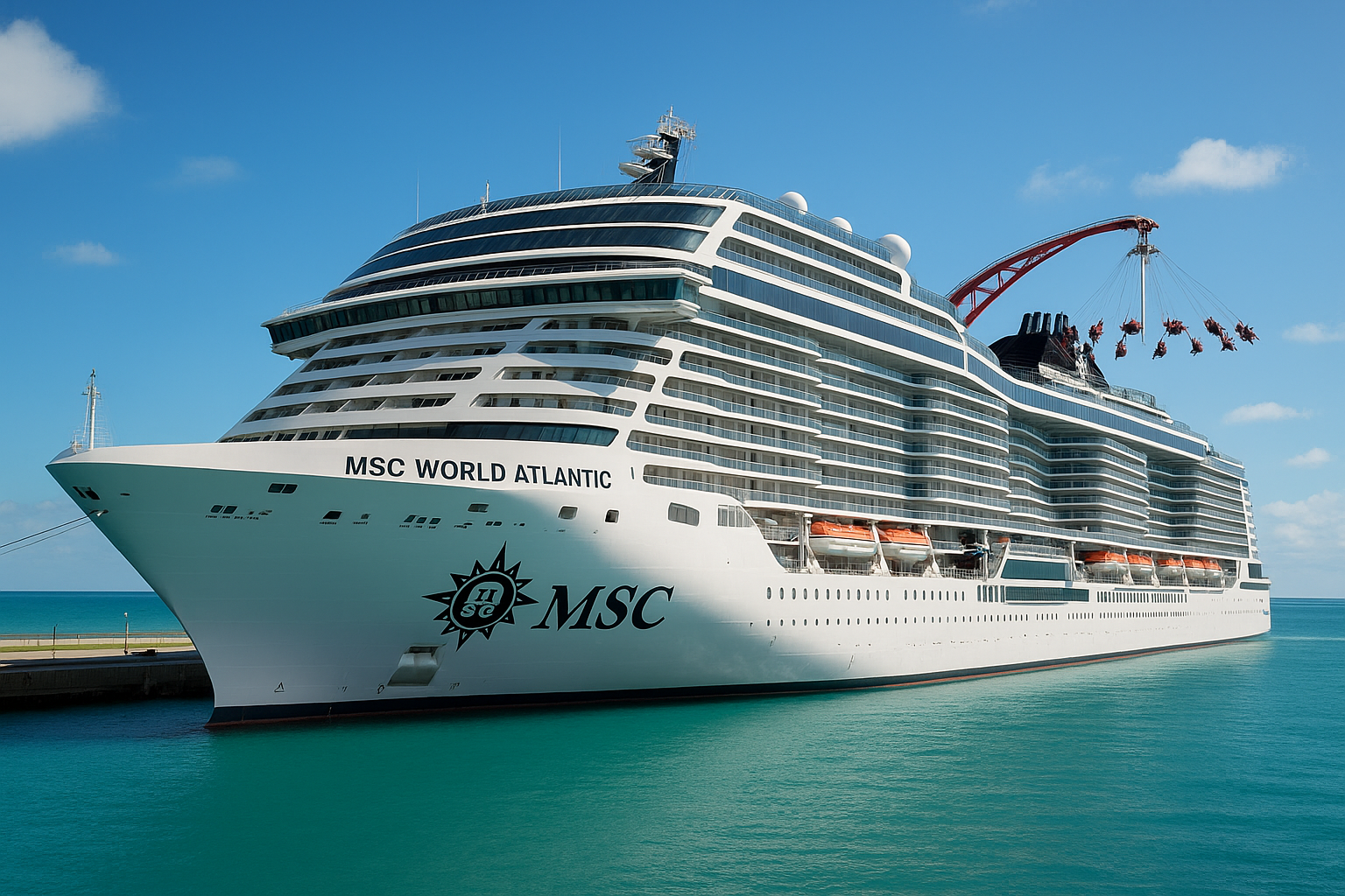 MSC's Newest Giant Is Coming to Port Canaveral—And It Features a Swing That Hangs Over the Ocean