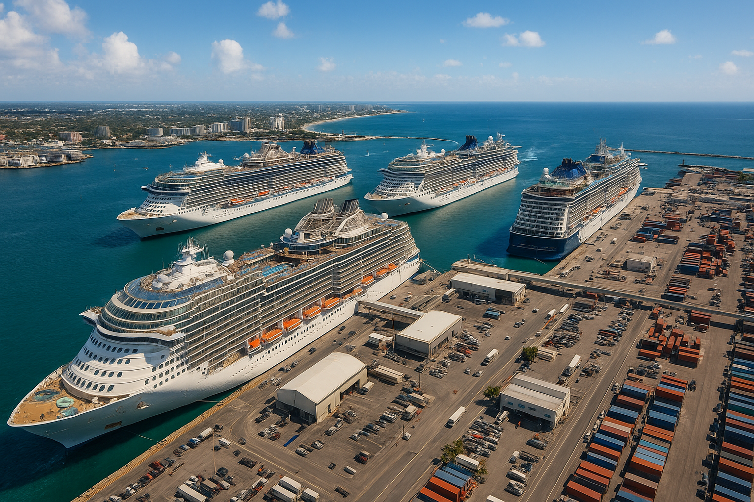 Port Everglades Just Smashed Its Own Passenger Record—And Three MASSIVE Ships Are About to Make It Even Busier