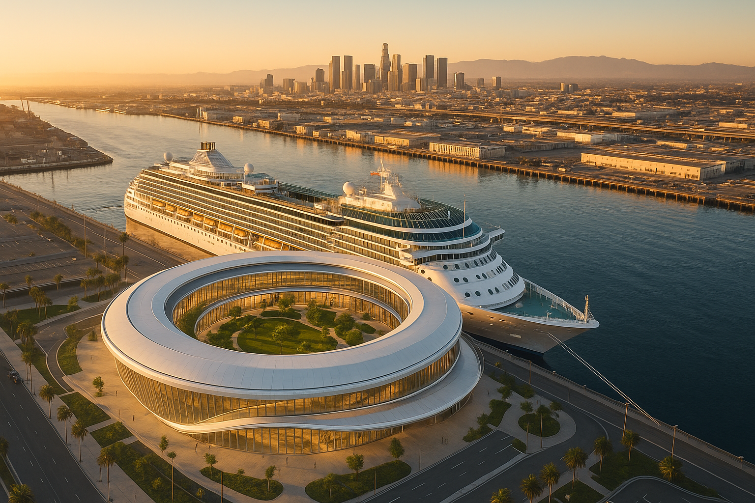 Port of Los Angeles Taps NBA Legend's Firm for Massive New Cruise Terminal