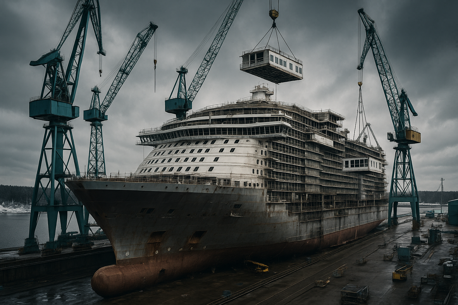 Royal Caribbean's Newest Giant Takes Shape: Icon 4 Hits Major Construction Milestone
