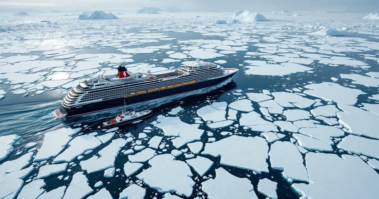 Luxury Cruise Ship Trapped in Antarctic Ice Freed by US Coast Guard Icebreaker