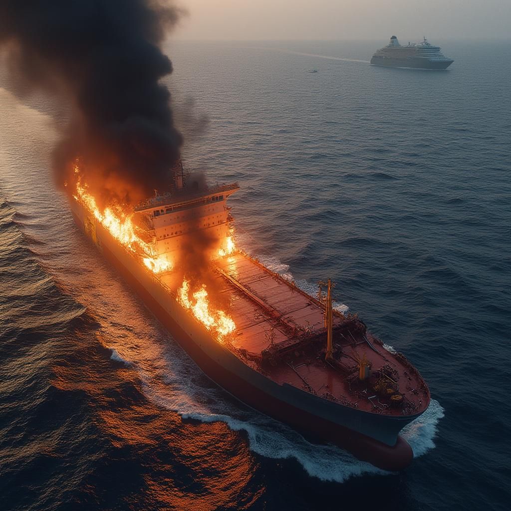 Ship Ablaze in Gulf of Aden: What It Means for Red Sea Cruises