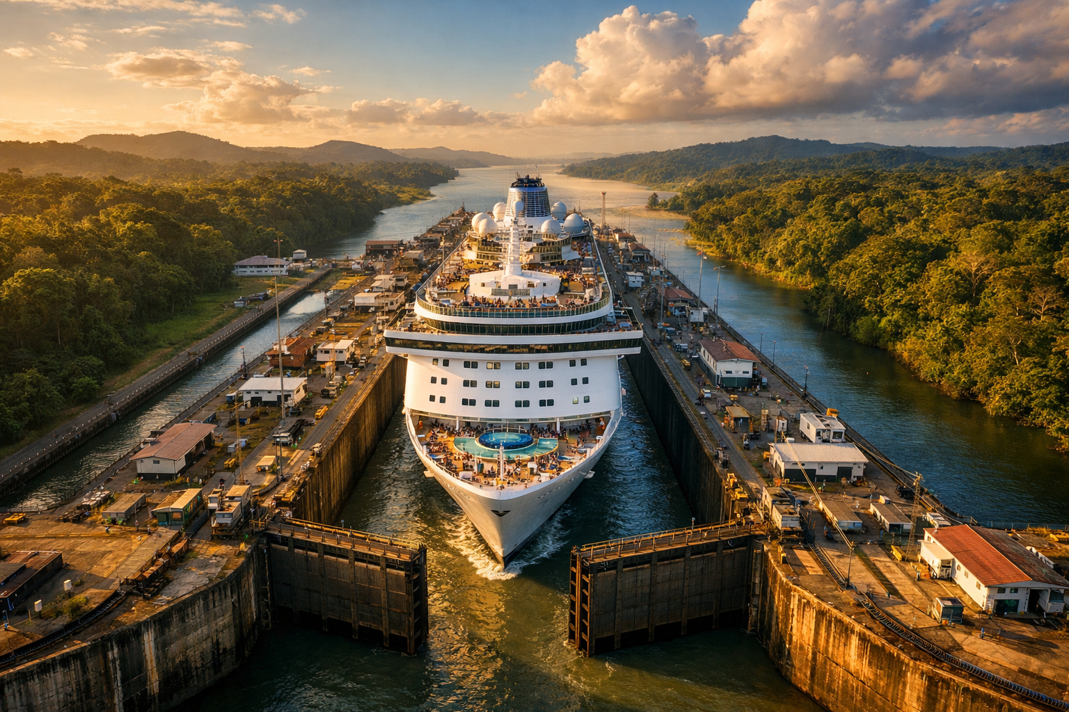 59 Years After It Pioneered the Route, Princess Just Sent Its Biggest Ship Through the Panama Canal