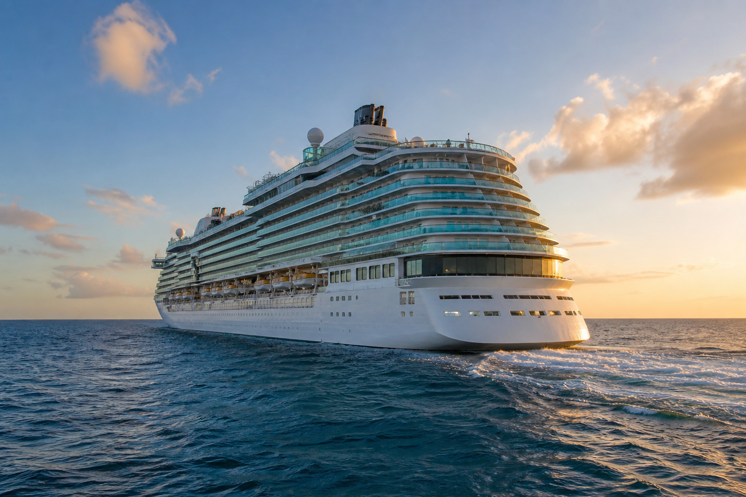 Live map tracking an MSC Cruises ship at sea