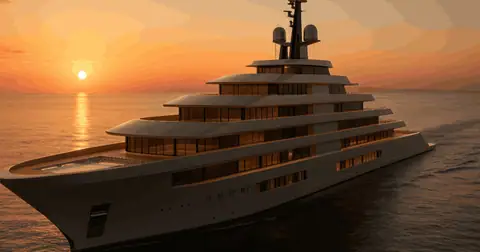 The Aman Brand's First Superyacht Takes Shape in Italy as Hull Arrives for Final Outfitting