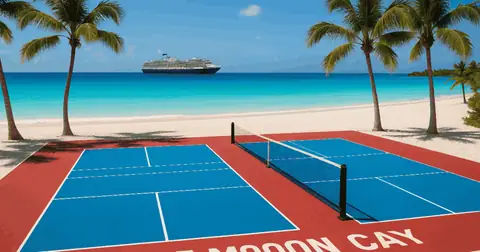 Holland America Brings Pickleball to Paradise with New Courts at Half Moon Cay