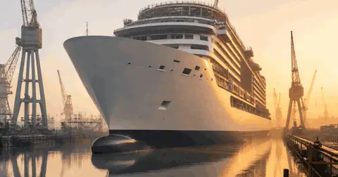Oceania's First Sonata-Class Ship Hits the Water